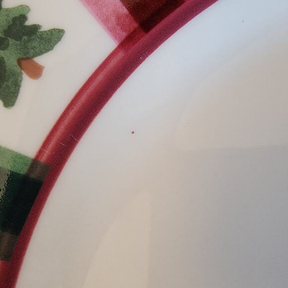 Pfaltzgraff SNOW BEAR 2001 Dinner Plates Christmas Holiday 11” Across Set of 3 - Picture 7 of 8